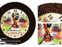 Часы из кофейных зерен Fifa