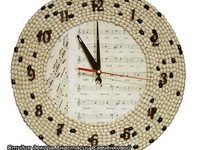 Часы из фасоли Крошка